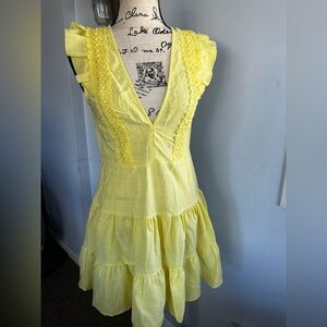Double‎ Crazy summer dress ruffle bohemian  cottagecore vacation beachy